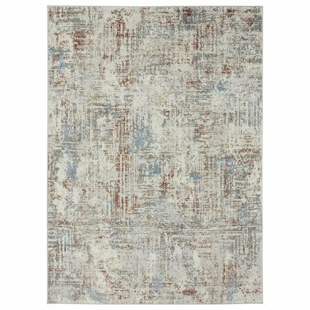 UNITED WEAVERS OF AMERICA Eternity Mizar Ivory Oversize Rectangle Rug, 7 ft. 10 in. x 10 ft. 6 in. 4535 10215 912